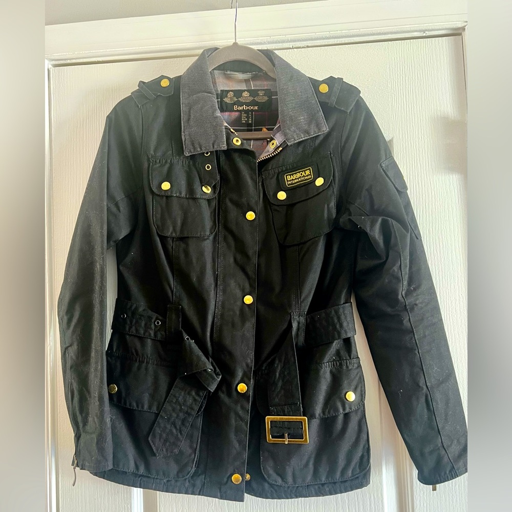 Barbour International Womens Black Jacket size US 6